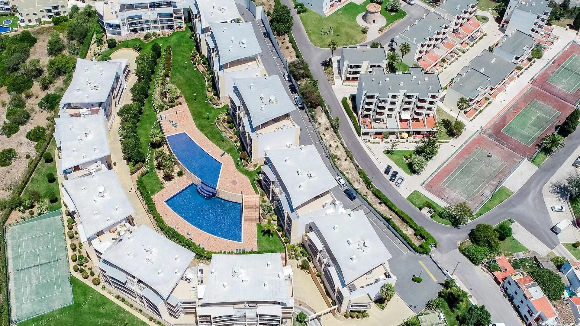 Bnb Homes Ocean View Apartment With Comfortable Terrace, 2 Swimming Pools & Tennis Court Albufeira 0*,